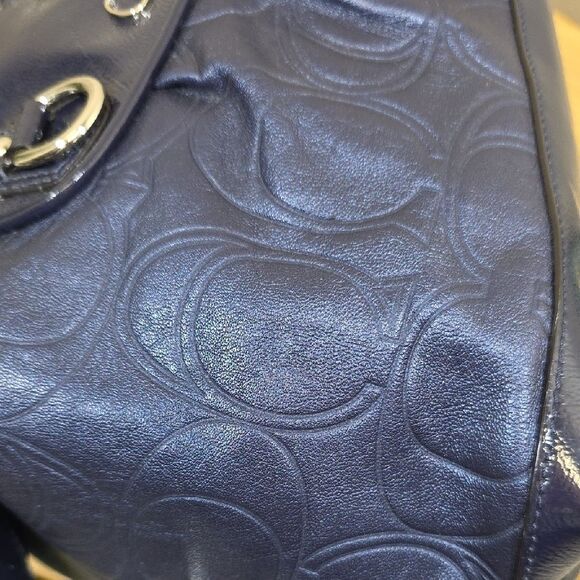 Coach Ashley Embossed Leather Satchel - Picture 11 of 16